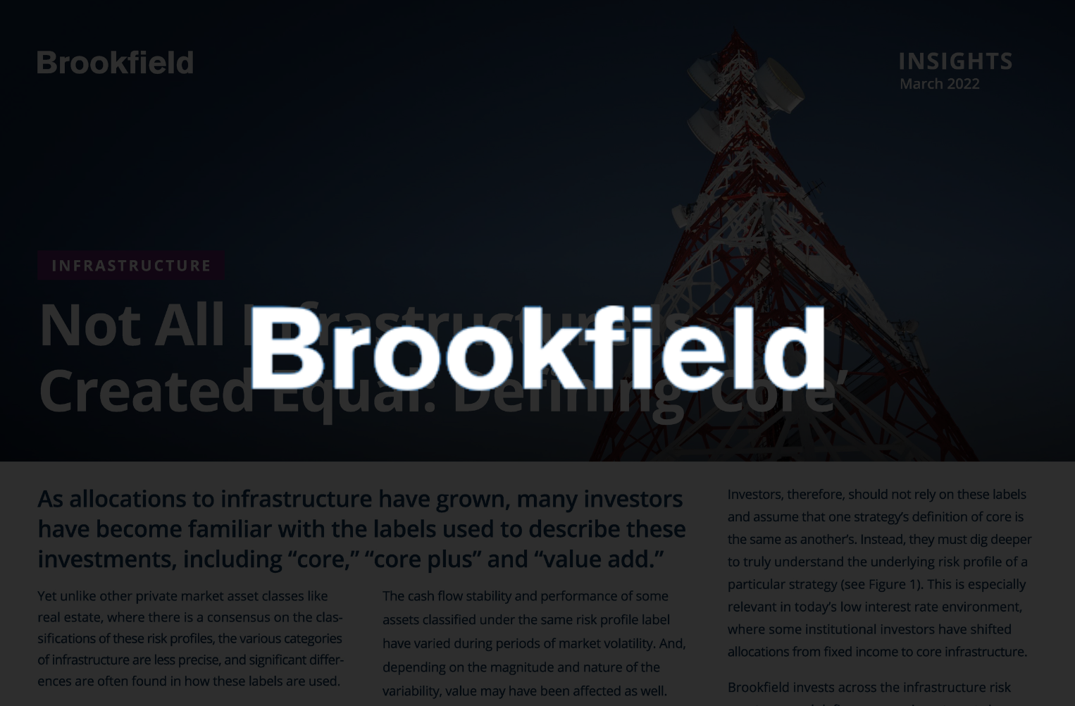 Brookfield Insights